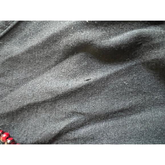 Xhilaration Black Bohemian Racerback Tanktop With Beaded Neckline Size S - Picture 5 of 8